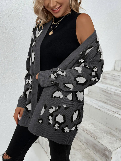 'Ulani' Animal Print Cardigan - Celes Fashion